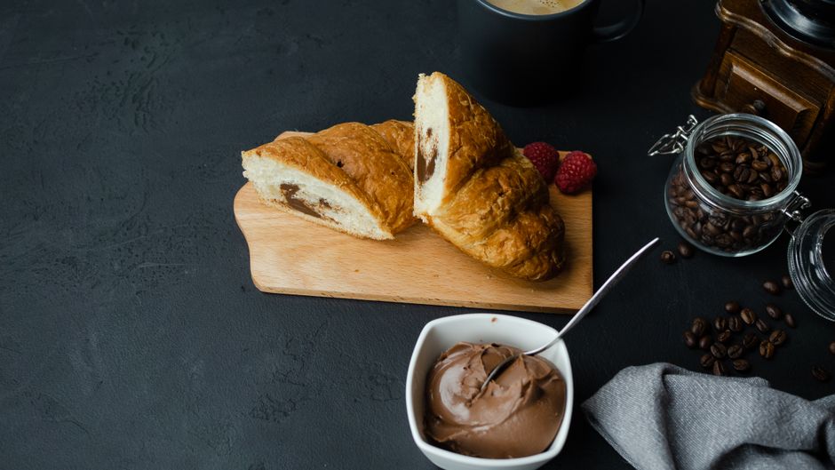 Pastry and croissant spread