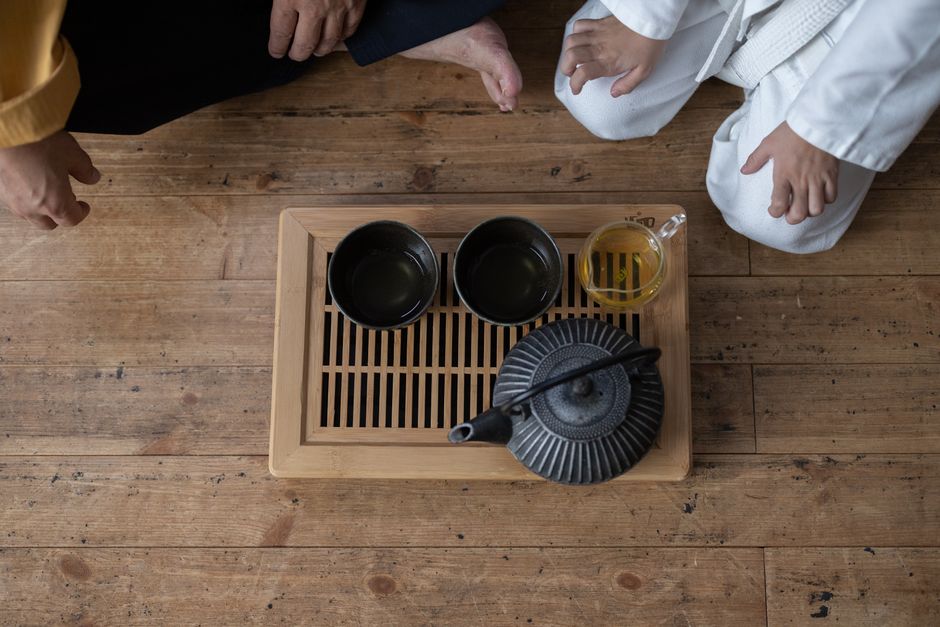 Slow Tea Ritual during a screen break — wellness · Relaxation