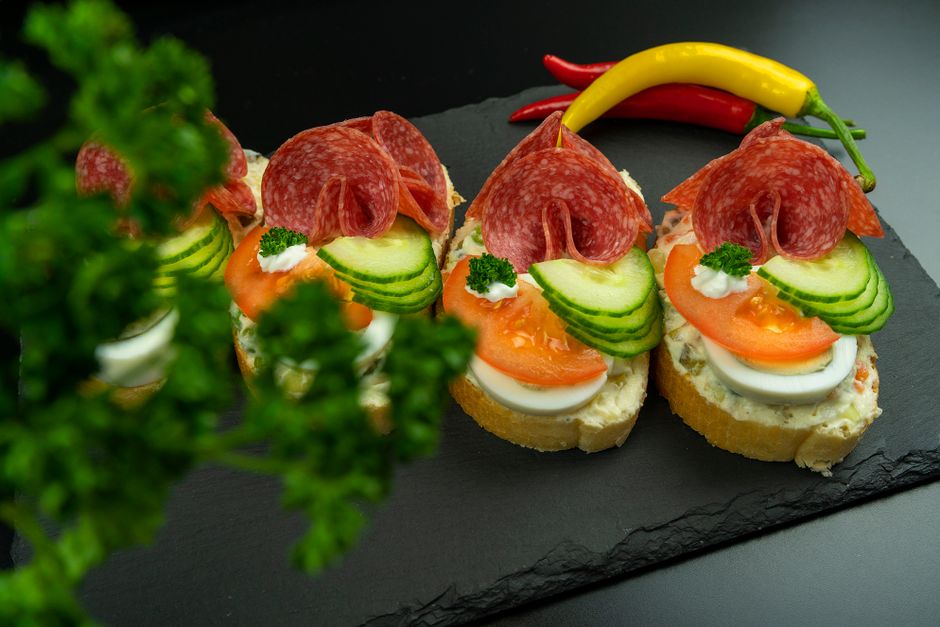 Cucumber Tea Sandwiches for a backyard party — food · Party Food