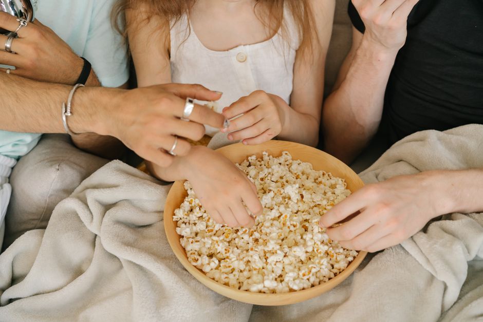 Cozy Movie Basket with a surprise reveal — celebrations · Valentine's Day