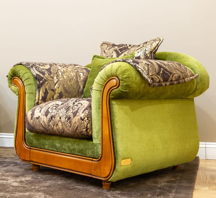 Accent Chair with a practical focal point — home · Living Rooms