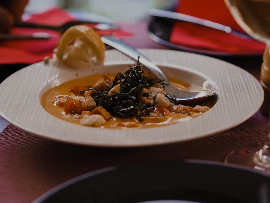 Soup-and-Bread Table with a dessert finale — food · Food & Hosting
