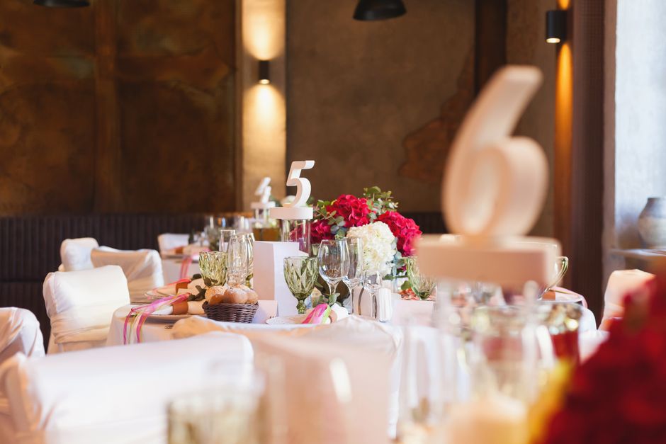 Table-Number Design around a seasonal color palette — celebrations · Weddings