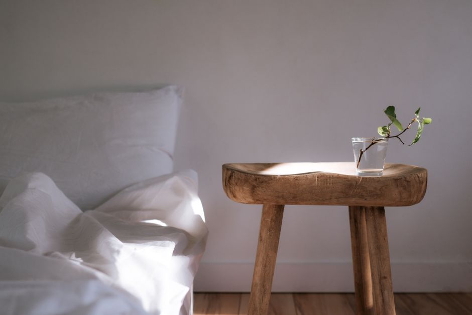 Side Table for a small footprint — home · Living Rooms
