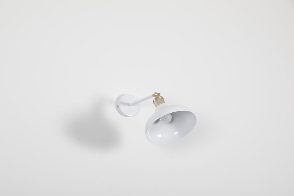Bedside Sconce with a practical focal point — home · Bedrooms