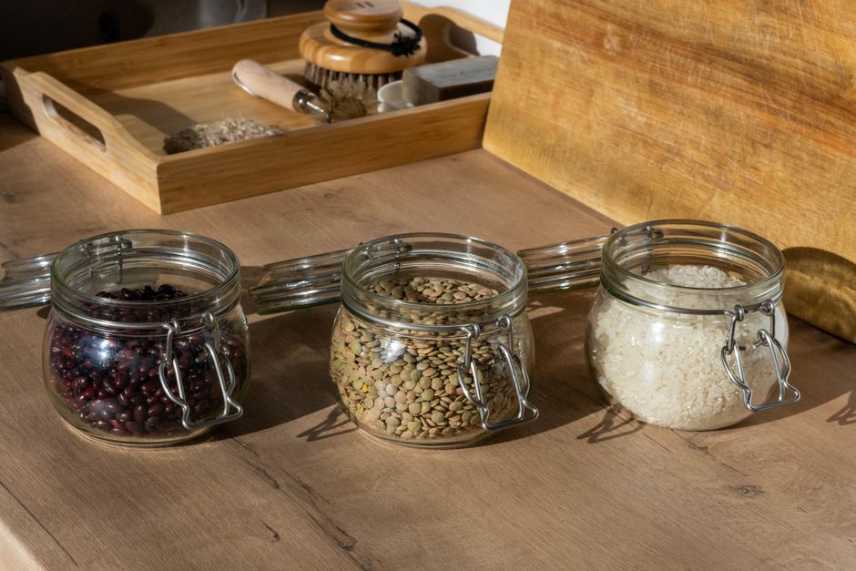 Pantry Zone with a useful styling trick — home · Kitchens