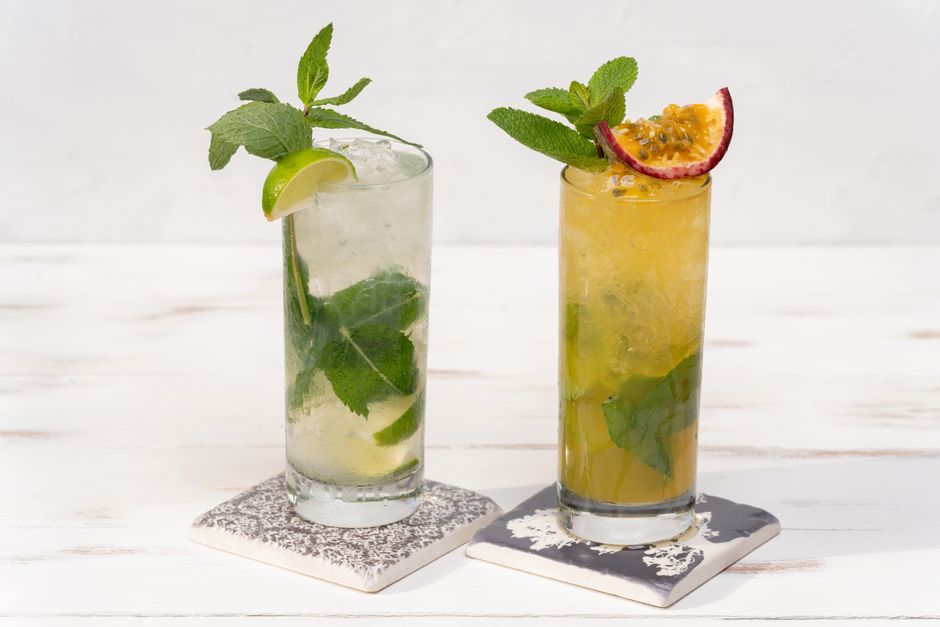 Mocktail Bar around a seasonal color palette — celebrations · Baby Showers