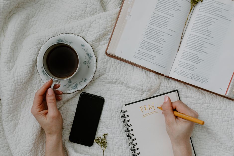 Morning Pages during a morning transition — wellness · Morning Routines