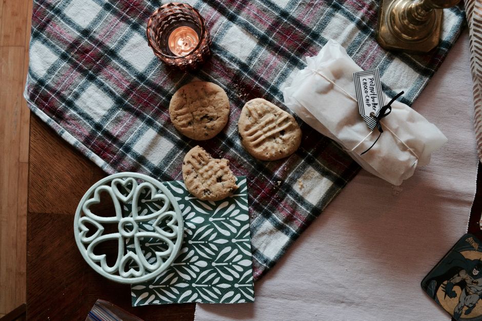 Cookie Exchange around a themed snack table — celebrations · Christmas