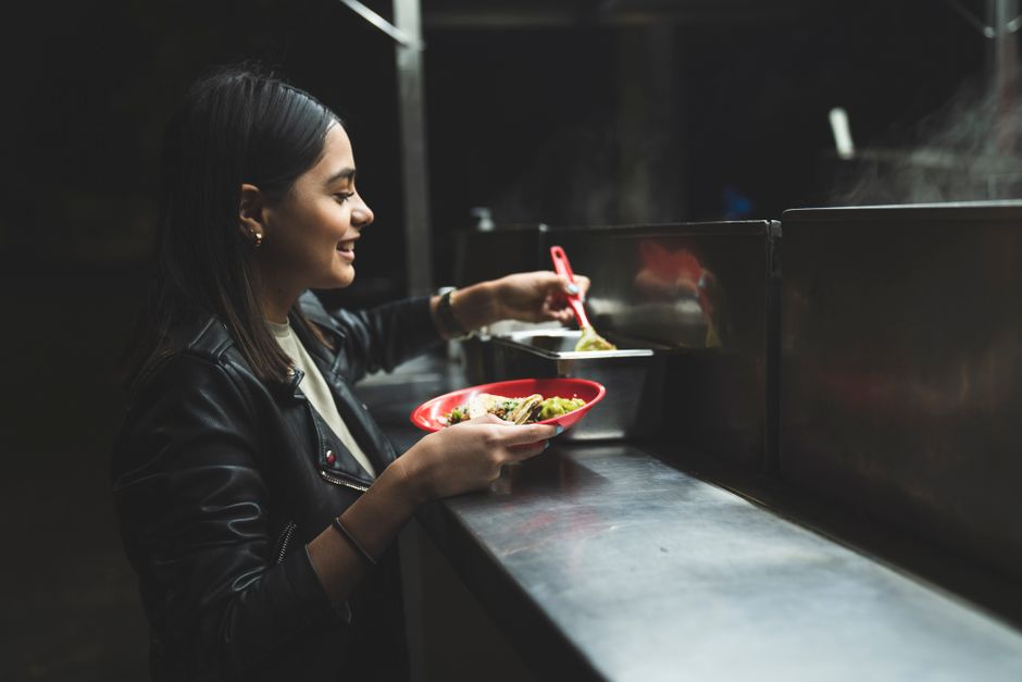 Build-Your-Own Taco Bar with a vegetarian option — food · Food & Hosting