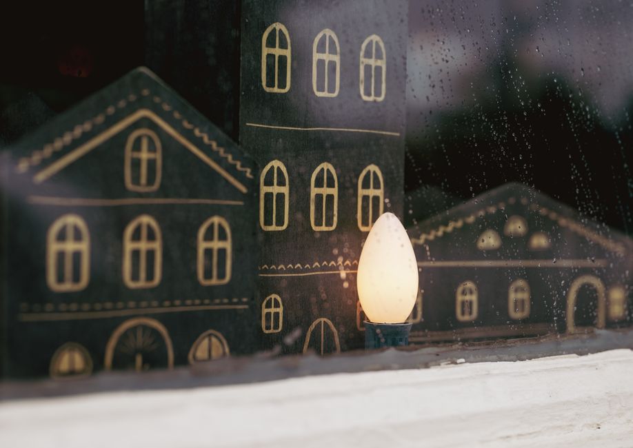Mini Paper Village for lantern experimenting color — diy-creativity · Paper Crafts