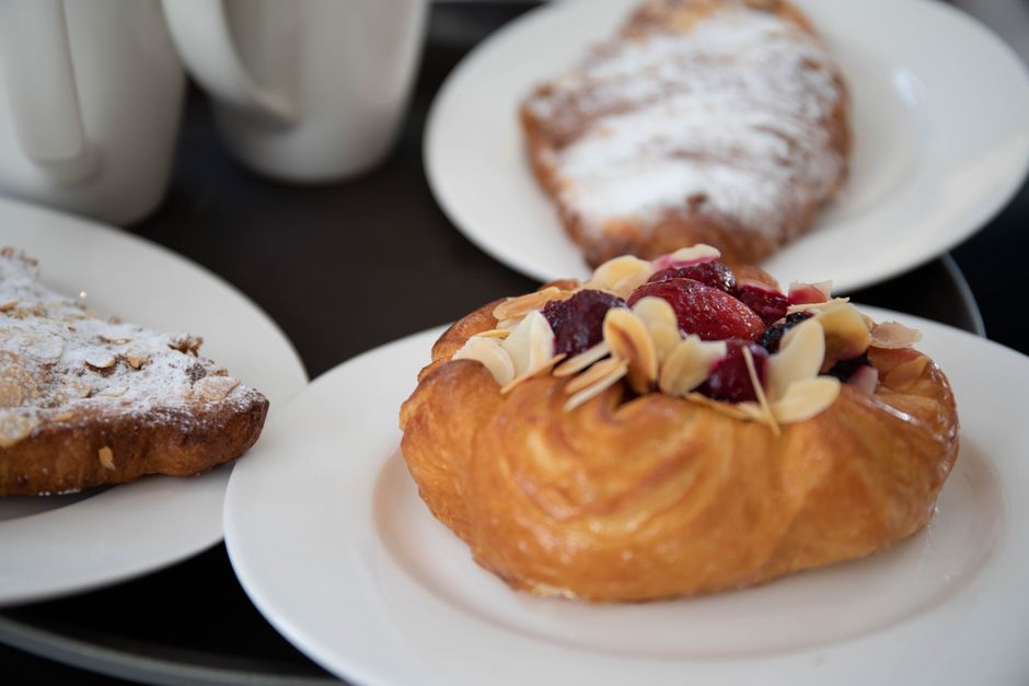 Almond Croissants for holiday baking days — food · Baking