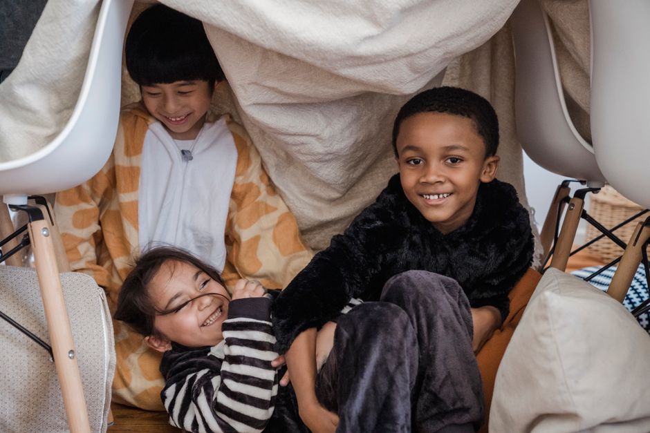 Blanket-Fort Screening for a spontaneous plan — entertainment · Movie Nights