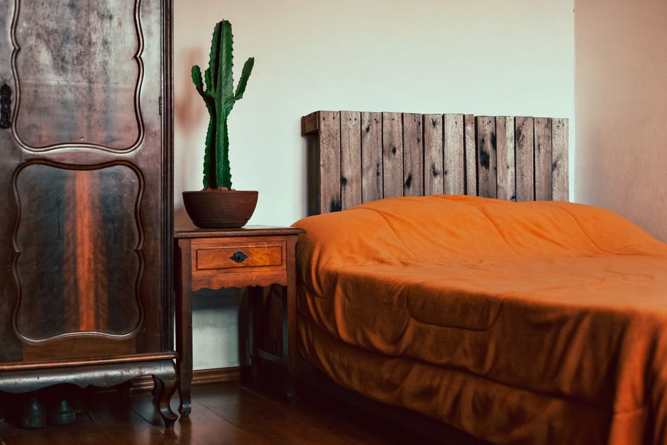 Under-Bed Drawer with layered natural textures — home · Bedrooms