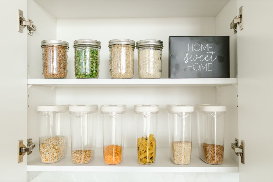 Pantry Zone in a warm oak palette with layered natural textures — home · Kitchens