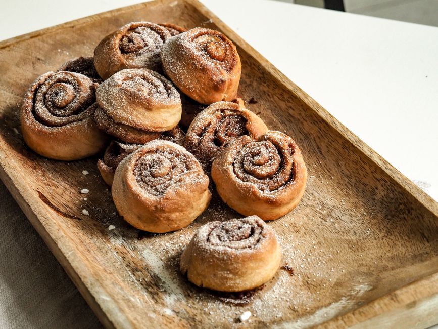 Cardamom Buns for a brunch basket — food · Baking