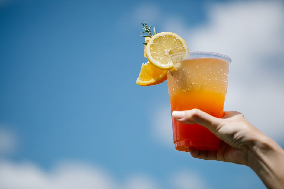 Rosemary Citrus Cooler for a brunch pitcher — food · Drinks