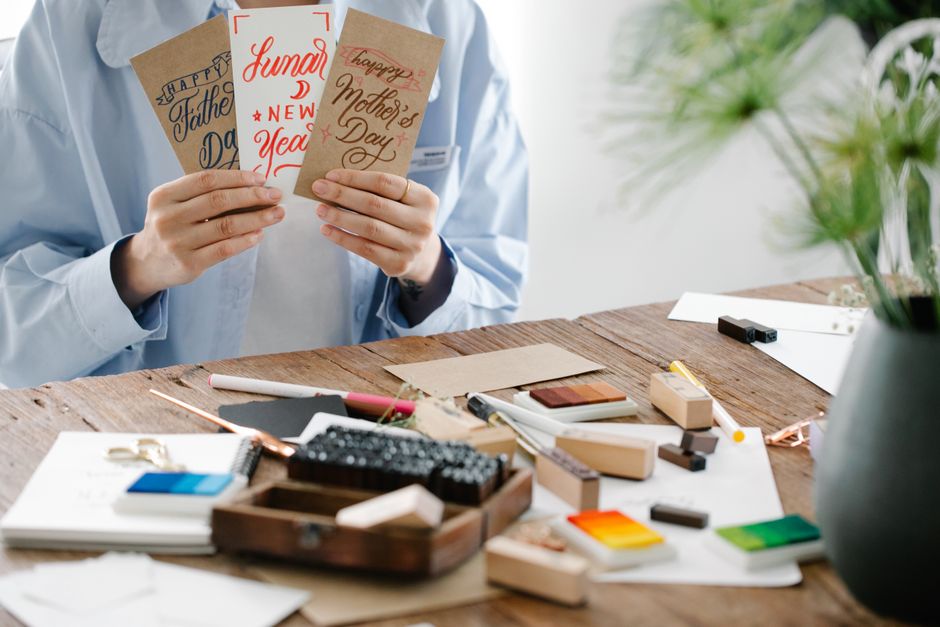 Handmade Card Station for a relaxed brunch — celebrations · Valentine's Day