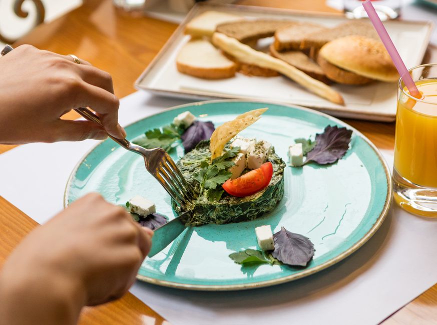Spinach Feta Frittata for a family breakfast — food · Breakfast & Brunch