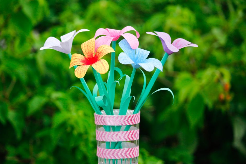 Paper Flower Bouquet for dish everyday photos — diy-creativity · Crafts