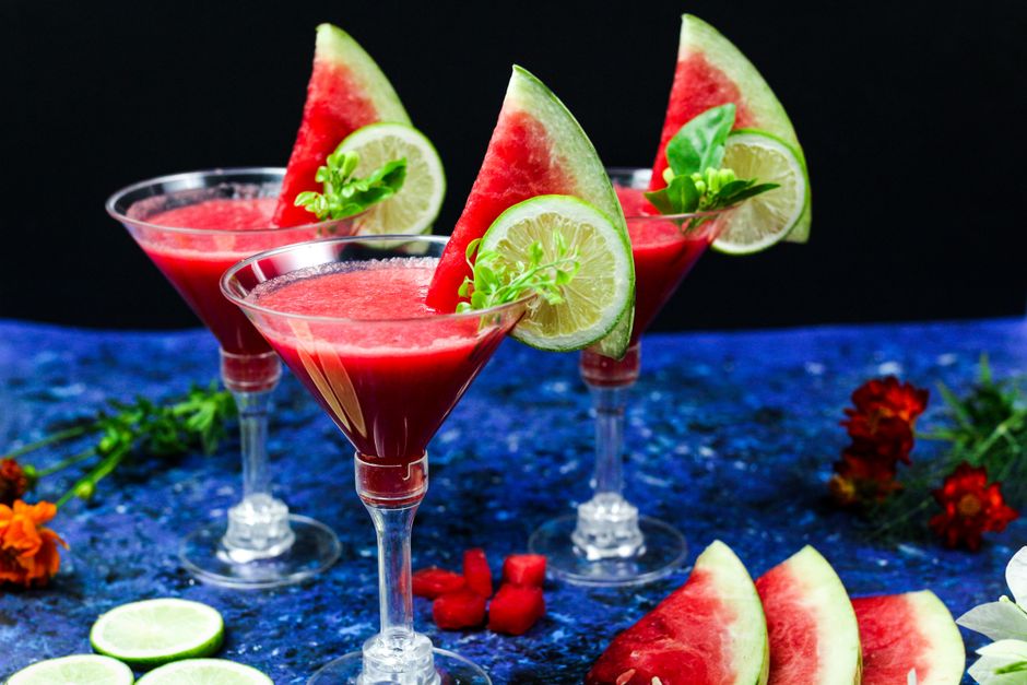 Watermelon Lime Refresher for a brunch pitcher — food · Drinks