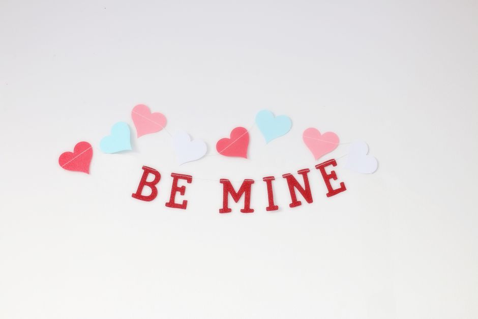 keepsake valentine's day projects around a themed snack table — celebrations · Valentine's Day