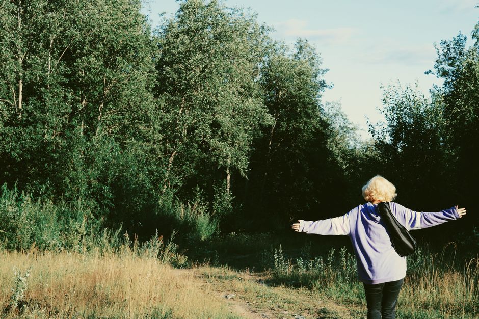 mindful walking & outdoor pauses with a calming scent — wellness · Walking & Outdoor
