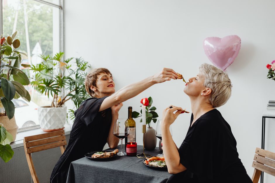 table valentine's day for a smaller gathering — celebrations · Valentine's Day