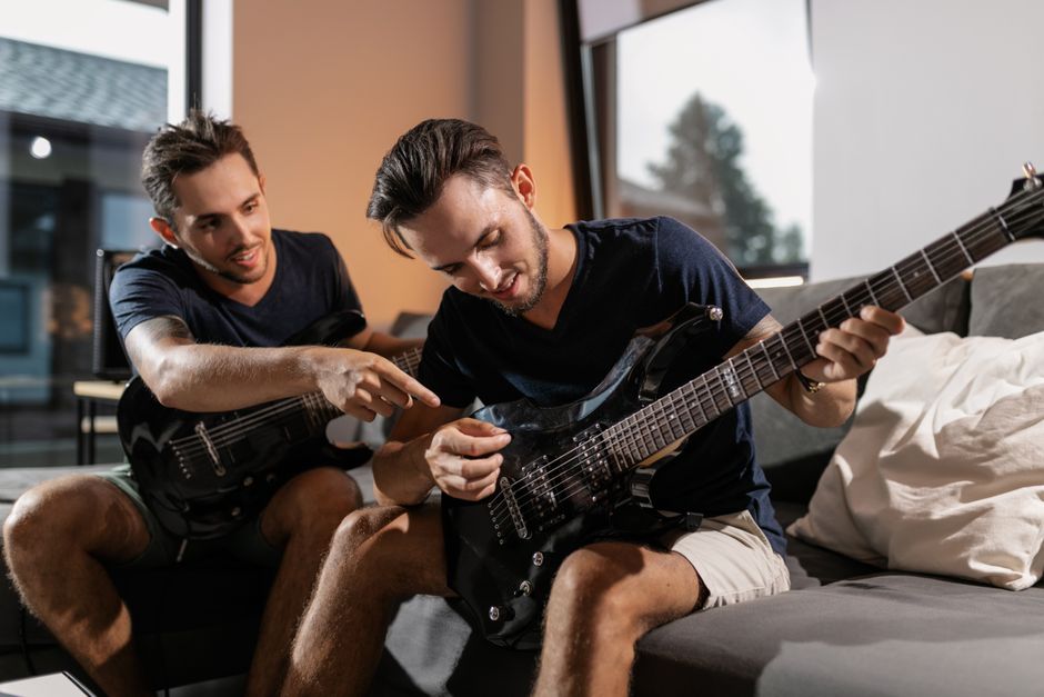 Beginner Guitar around one new skill — lifestyle · Hobbies