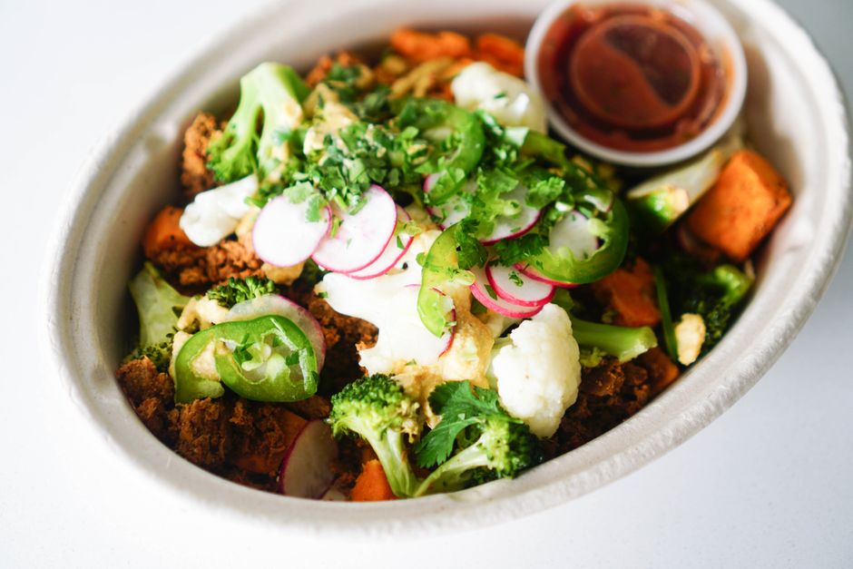 Sweet Potato Nachos with a smoky glaze — food · Party Food