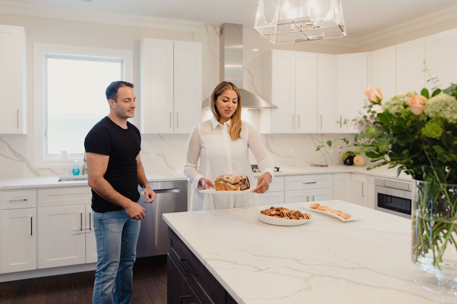 Countertop Tray with hidden everyday storage — home · Kitchens