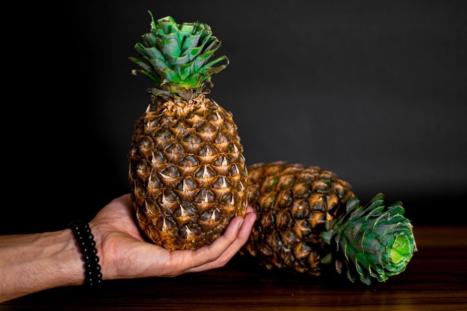 Pineapple Agua Fresca with pomegranate seeds — food · Drinks