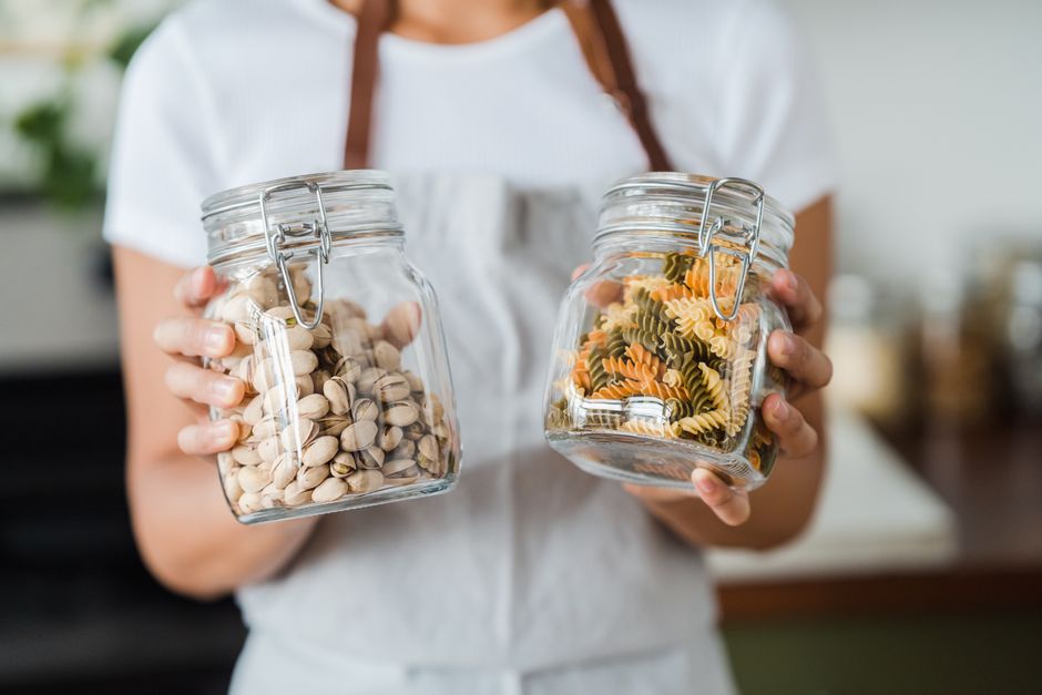 Pantry Bins using renter-friendly details — home · Organization