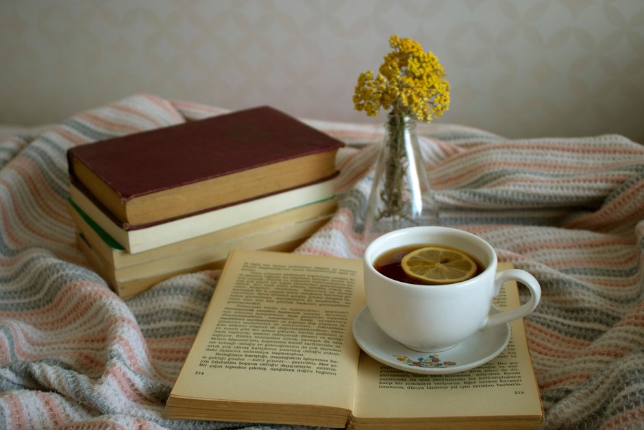 Book-And-Blanket Hour after a late night after a late night — wellness · Relaxation