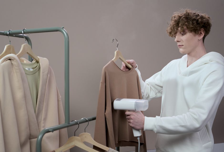 Clothes-For-Morning Setup with a mindful breathing pattern — wellness · Evening Routines