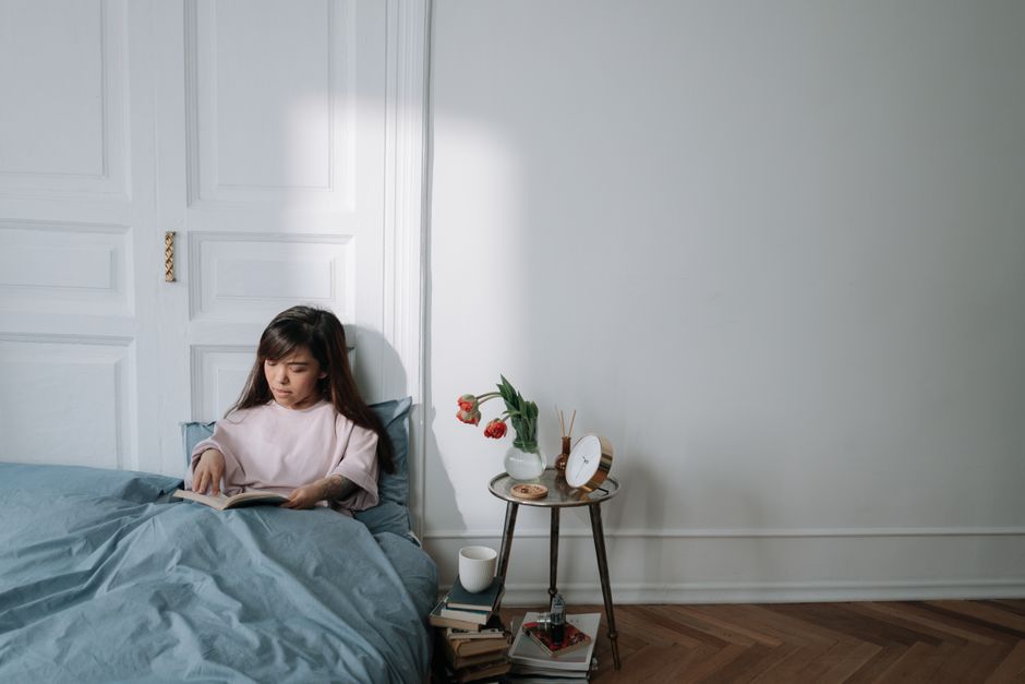 Reading-Before-Bed Ritual for a beginner routine — wellness · Sleep