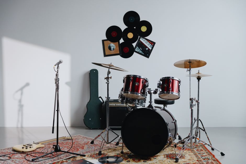 Music Corner for a modern minimalist party — celebrations · Parties