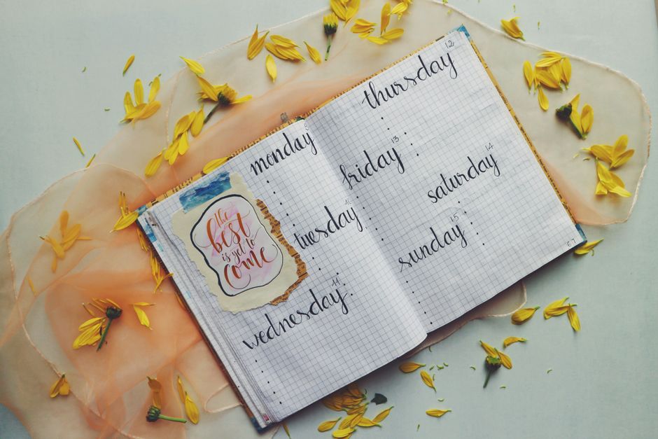Habit Tracker using old photographs — diy-creativity · Journaling