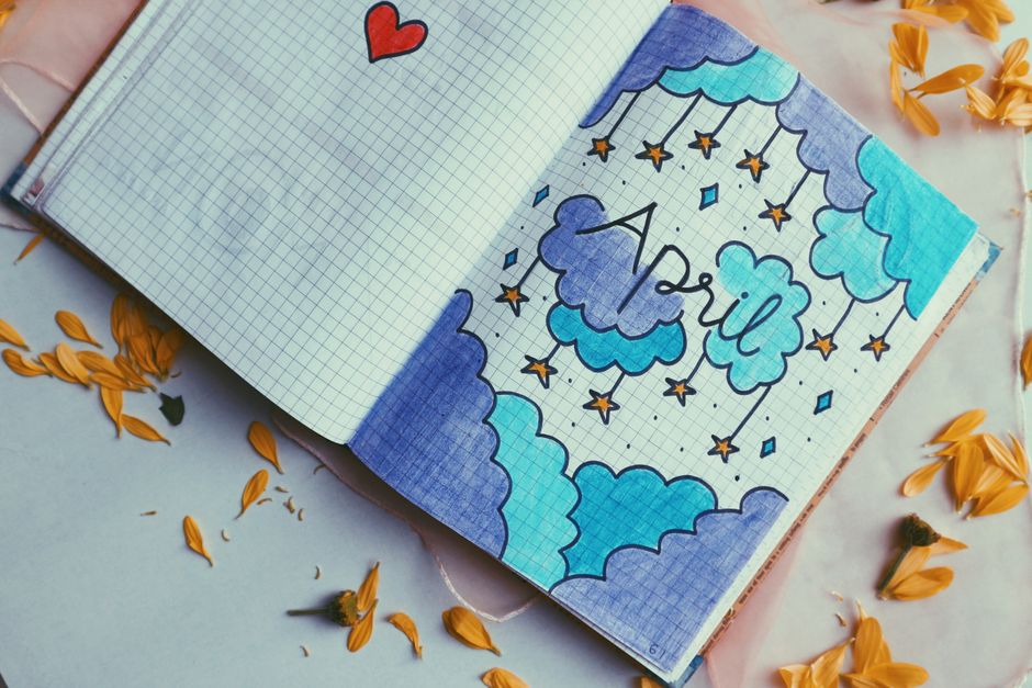 Monthly Photo Journal using air-dry clay — diy-creativity · Journaling
