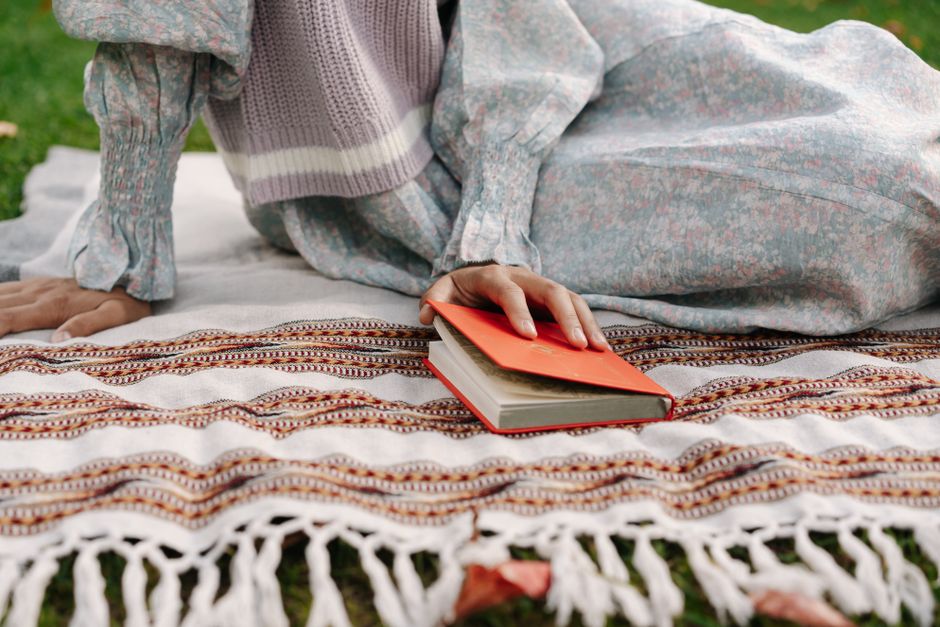 Book-And-Blanket Hour during a weekend morning — wellness · Relaxation
